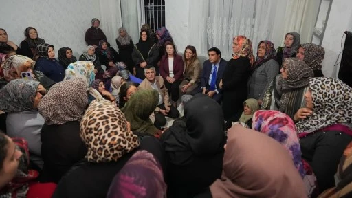 Yılmaz, &Ccedil;ıksorut ve Karacaoğlan Mahallelerine misafir oldu