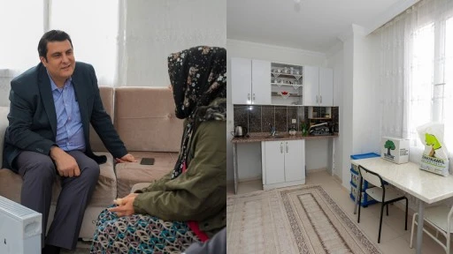 Yılmaz'dan evi yenilenen vatandaşa ziyaret
