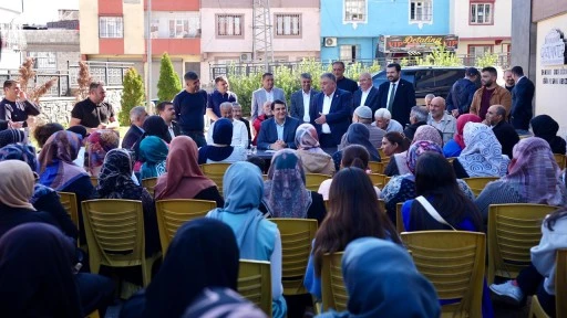 Yılmaz'dan, Mevlana Mahallesi’ne ziyaret