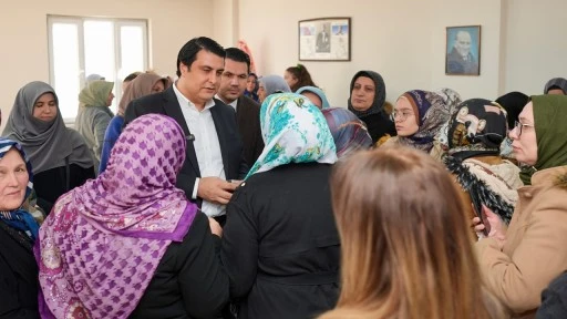 Yılmaz, Gazikent'te kadınlarla bir araya geldi...