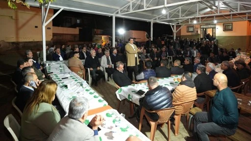 Yılmaz, Kozluyazı Mahallesi’nde vatandaşlarla buluştu