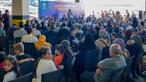 Yılmaz, Kuzeyşehir sakinleriyle bir araya geldi
