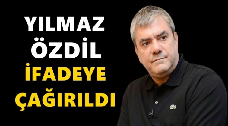 Yılmaz Özdil ifadeye çağrıldı!..