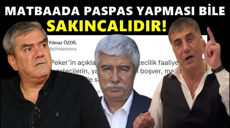 Yılmaz &Ouml;zdil: Matbaada paspas yapması bile sakıncalıdır!