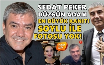 Yılmaz &Ouml;zdil: Peker'in Soylu ile hi&ccedil; fotoğrafı yok!