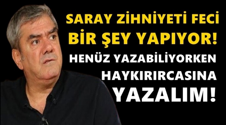 Yılmaz &Ouml;zdil'den uyarı: Saray feci bir şey yapıyor&hellip;
