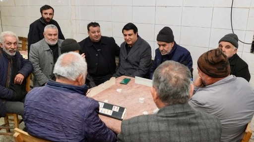 Yılmaz, Sacır Mahallesi sakinleriyle bir araya geldi