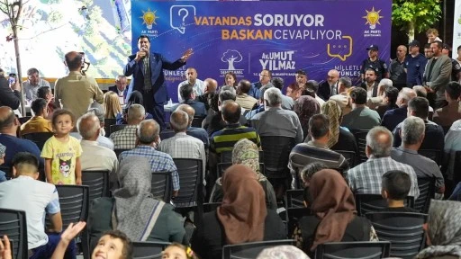 Yılmaz, Yama&ccedil;oba ve 29 Ekim'de vatandaşlarla buluştu