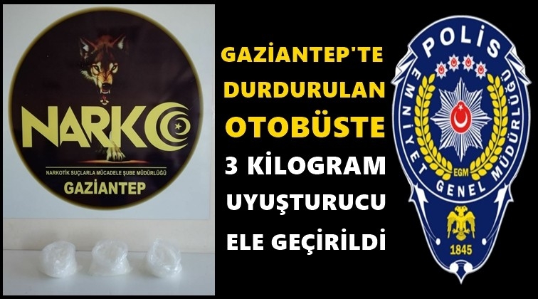 Yolcu otob&uuml;s&uuml;nde uyuşturucu ele ge&ccedil;irildi!