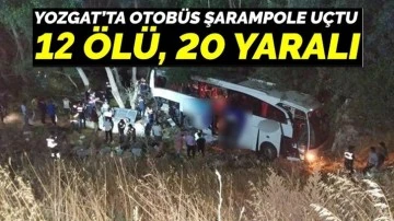 Yozgat’ta otobüs şarampole uçtu: 12 ölü, 20 yaralı
