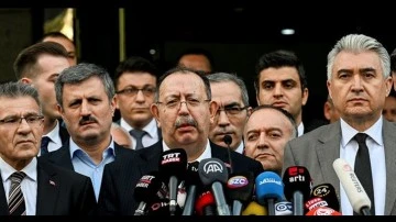 YSK Başkanı son durumu paylaştı...