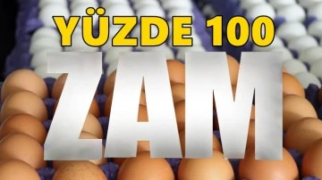 Yumurtaya y&uuml;zde y&uuml;z zam geldi!