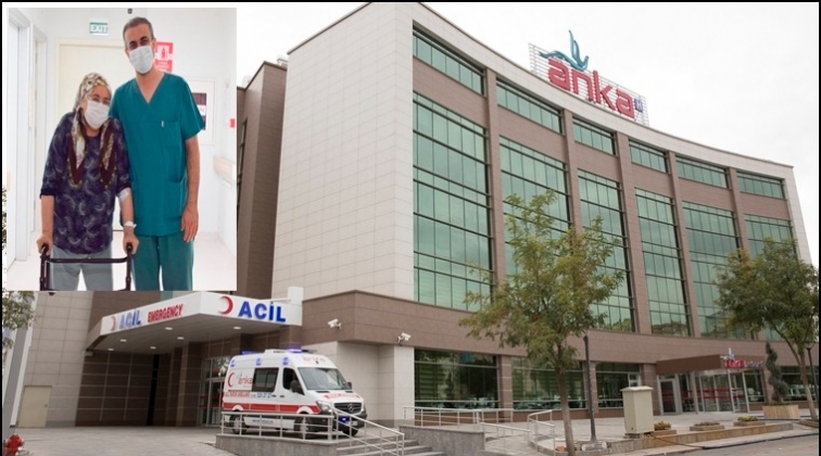 Y&uuml;r&uuml;te&ccedil;le geldiği ANKA&rsquo;dan y&uuml;r&uuml;yerek &ccedil;ıktı...