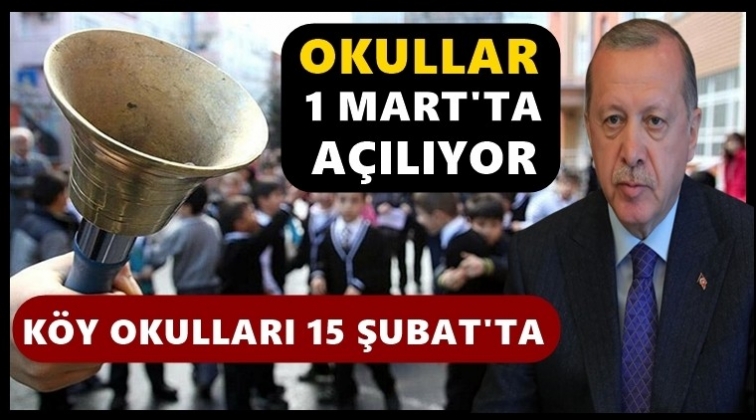 Y&uuml;z y&uuml;ze eğitim 1 Mart'ta başlıyor...