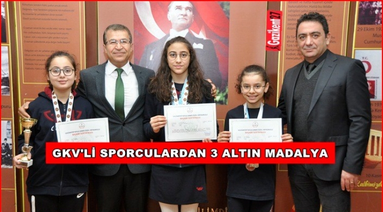 Yüzme ve satrançta üç altın madalya