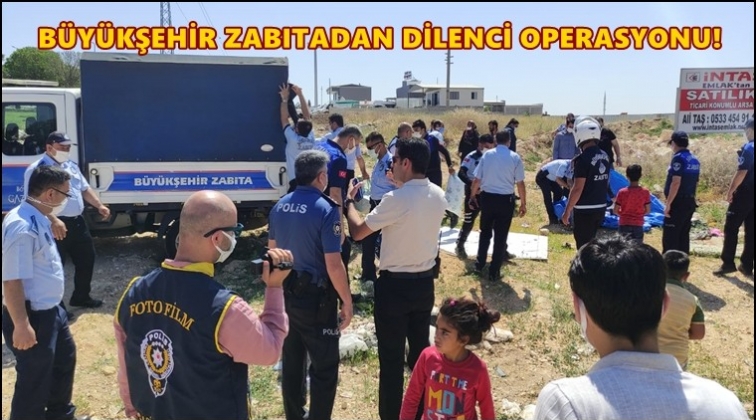 Zabıtadan dilencilere karşı operasyon...