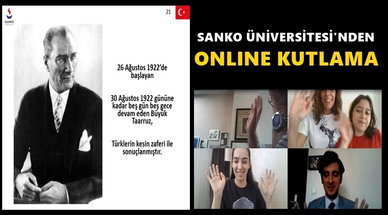 Zafer Bayramı&rsquo;nı online kutladılar...