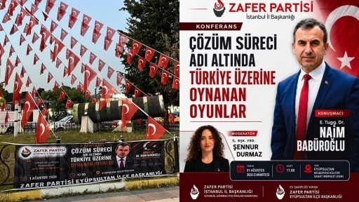 Zafer Partisi'nden &ldquo;&Ccedil;&ouml;z&uuml;m S&uuml;reci Adı Altında T&uuml;rkiye &Uuml;zerine Oynanan Oyunlar&rdquo; konferansları