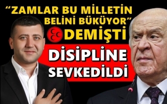 Zamlara tepki g&ouml;sterdi disipline sevk edildi!