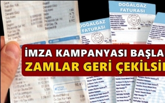 Zamların geri &ccedil;ekilmesi i&ccedil;in imza kampanyası...