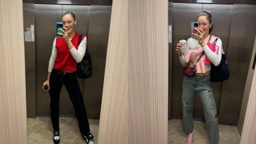 Zehra Güneş'in asansör pozları gündem oldu!