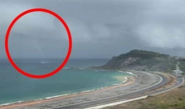 Zonguldak'ta denizde hortum 