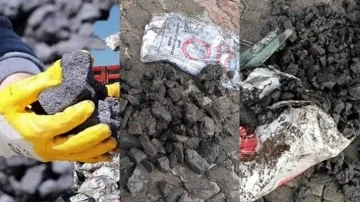 Zonguldak’ta Valiliğin yardım kömürleri taş çıktı!