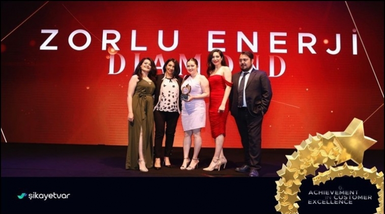 Zorlu Enerji'ye 'Diamond &Ouml;d&uuml;l&uuml;'