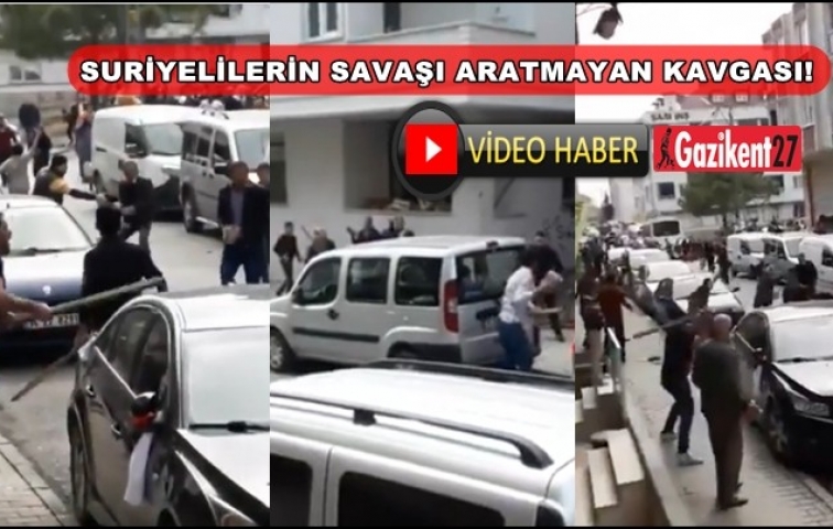 SURİYELİLER KIZ KAÇIRMAK İÇİN MAHALLE BASTI!