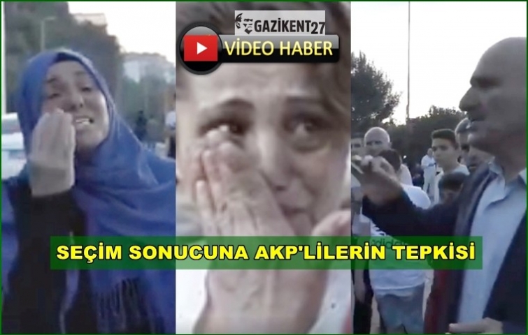 SEÇİM SONRASI AKP İL BİNASI ÖNÜNDEN GÖRÜNTÜLER