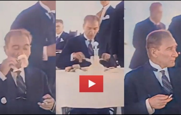 RENKLENDİRİLMİŞ YENİ ATATÜRK VİDEOSU 