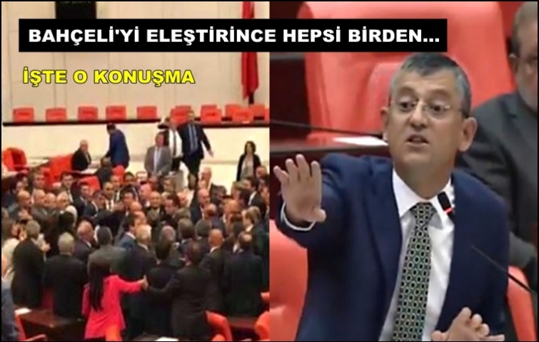 TBMM&#039;DE GERGİNLİK İŞTE O ANLAR
