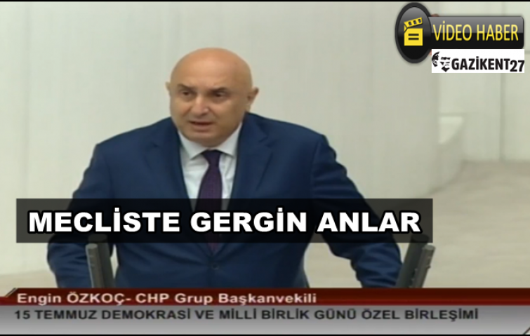 ENGİN ÖZKOÇ&#039;UN KONUŞMASI AKP SIRALARINI SİNİRLENDİRDİ