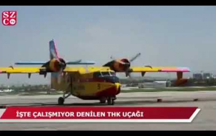 İŞTE ÇALIŞMIYOR DENİLEN THK UÇAĞI