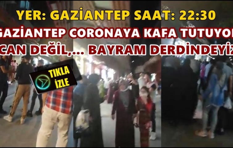 GAZİANTEP&#039;TE BAYRAM ÖNCESİ CADDELER DOLDU TAŞTI