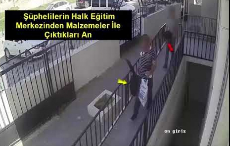 GAZİANTEP&#039;TE HIRSIZLIK ANLARI KAMERADA