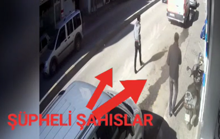 HIRSIZLIK ANLARI GÜVENLİK KAMERASINDA