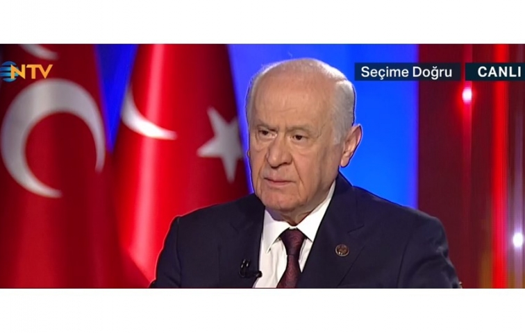 BAHÇELİ: ERDOĞAN; BENİM, MHP&#039;NİN CUMHURBAŞKANI DEĞİLDİR