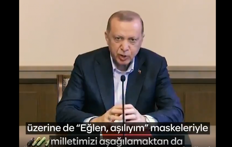 İYİ PARTİ ERDOĞAN&#039;IN VİDEOSUNA ALTYAZI EKLEDİ!