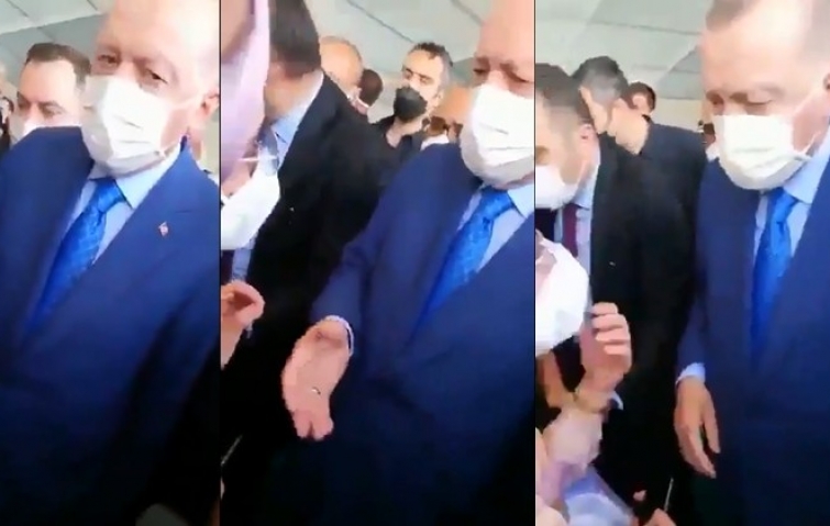 ERDOĞAN&#039;DAN &#039;YALVARIYORUZ SİZE REİSİMİZ&#039; DİYEN ÖĞRETMENE: ALACAĞIMIZI ALDIK YETERLİ...