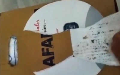 AFAD KOLİSİNE KENDİ İSMİNİ YAZMIŞ
