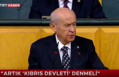 BAHÇELİ: ARTIK KIBRIS DEVLETİ DEMEK GEREK