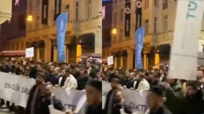 BİLAL ERDOĞAN'IN VAKFINDAN TEKBİRLİ YÜRÜYÜŞ