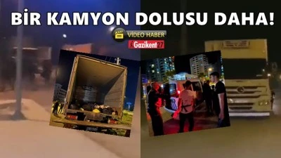 BİR KAMYON DOLUSU GÖÇMEN DAHA...