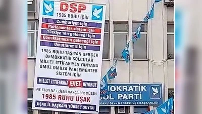 DSP UŞAK İL BAŞKANLIĞI'NDAN MİLLET İTTİFAKI KARARI