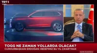 ERDOĞAN'DAN TOGG SORUSUNU YARIDA KESTİ: FİYAT SORMA!