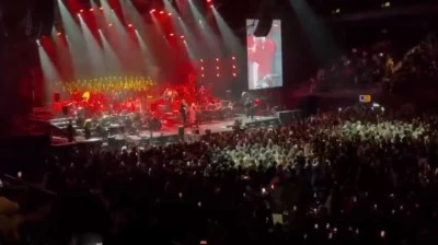 Gazapizm konserinde 'hükümet istifa' sloganı