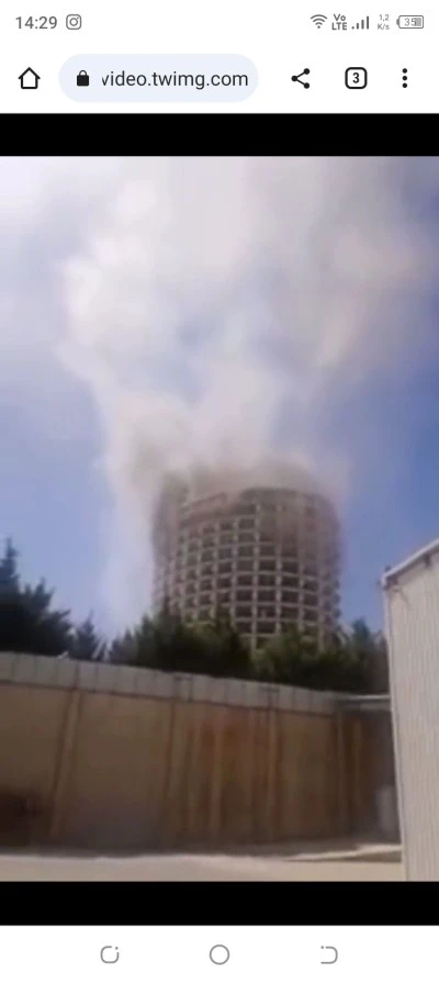GAZİANTEP DEDEMAN OTEL'DE YANGIN 