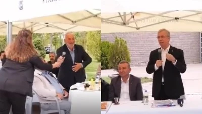 Mansur Yavaş’ın yanıtı muhtarlardan alkış aldı...