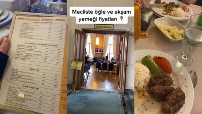 MECLİS LOKANTASININ ADİSYONU GÜNDEM OLDU